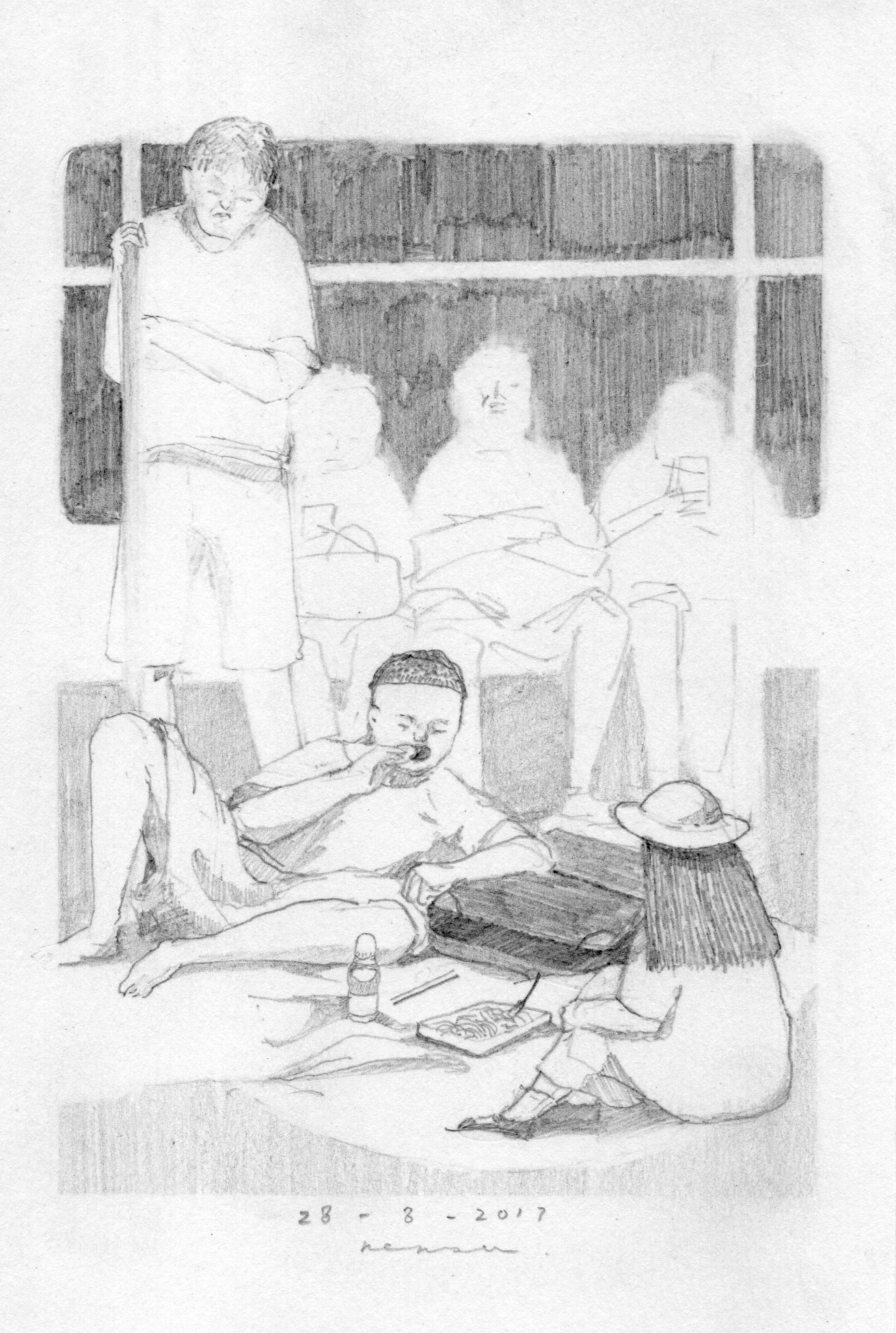 找天有空我們浩浩蕩蕩到港鐵野餐去 AUG-2017